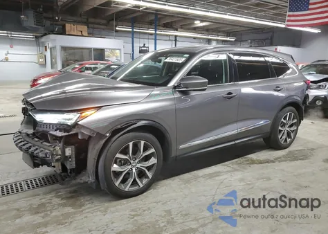 2022 Acura Mdx Technology z USA, uszkodzony, nr VIN 5J8YE1H45NL024268